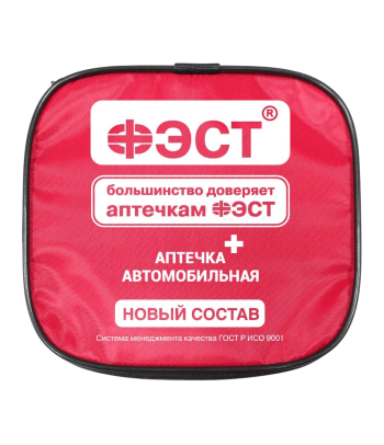 Аптечка автомобильная "ФЭСТ" мягкий футляр 0370/3, приказ 260н, арт. 3737 Петрозаводск