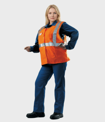 Жилет сигнальный для железнодорожников Москва