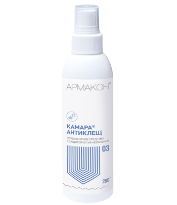 КАМАРА® АНТИКЛЕЩ АРМАКОН, Средство репеллентное, флакон 200 мл Омск