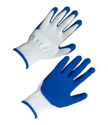 Перчатки трикотажные с  текстурированным латексным покрытием Москва