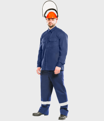 Куртка-рубашка Рт 640W-2 для защиты от повышенных температур из ткани WORKER (13,1 кал/см²) Липецк