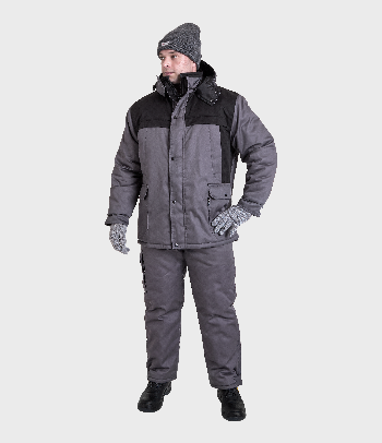 Костюм утепленный БРИГАДИР, светло-серый Екатеринбург