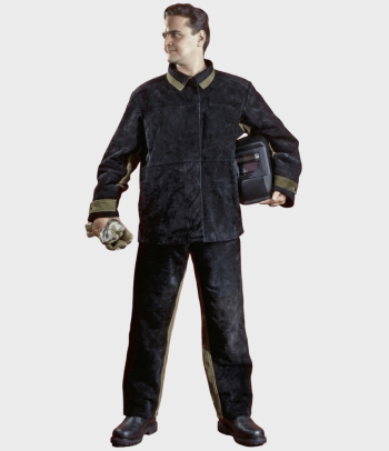 Костюм для сварщика ПАНЦИРЬ®, брезентовый со спилком Москва