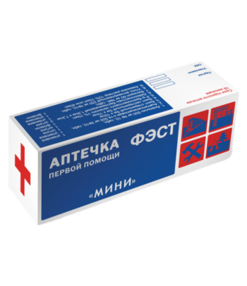 Аптечка первой помощи "МИНИ" для индивидуального пользования (футляр-коробка из пластика) Липецк