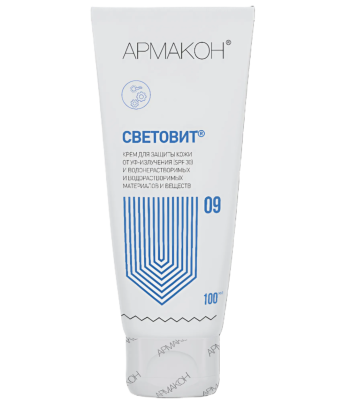 СВЕТОВИТ® АРМАКОН, Крем для защиты кожи от УФ излучения А, В, С, туба 100 мл Омск